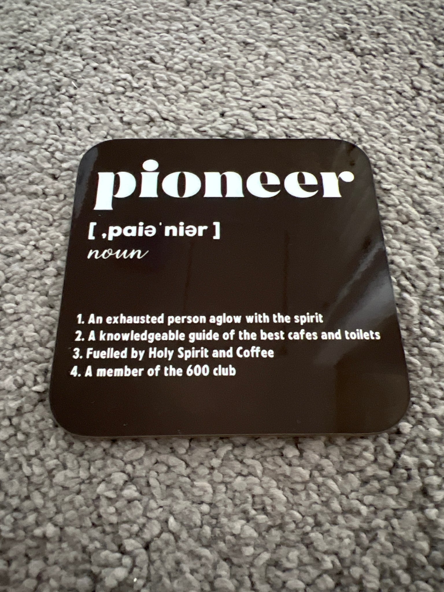 Funny Pioneer Coasters