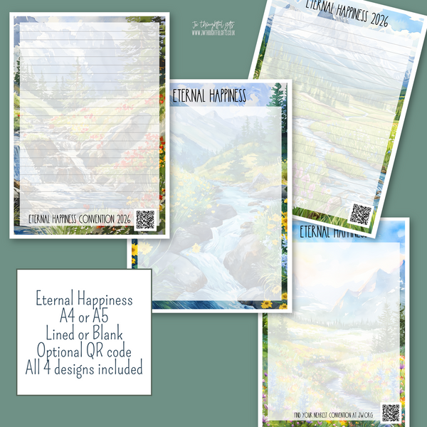 Eternal Happiness Convention - Rivers A4 or A5 mix pack