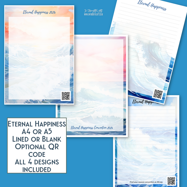 Eternal Happiness Waves A4 or A5 mix pack