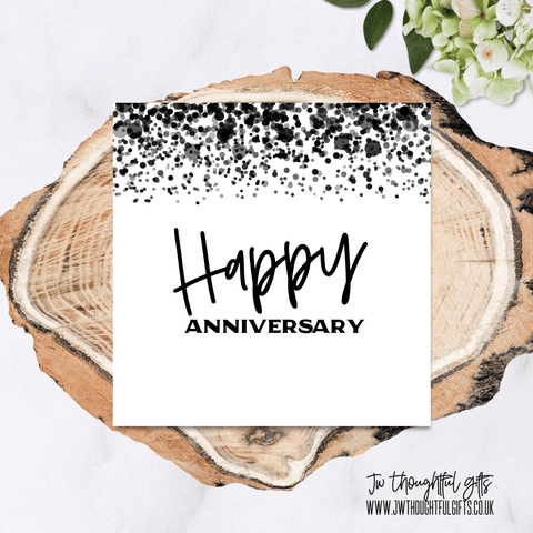 JW Thoughtful Gifts Cards Striking Happy Anniversary card