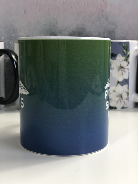 JW Thoughtful Gifts Mugs JW pioneer school mug with mountain - can be personalised