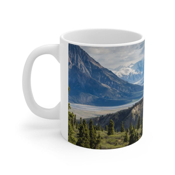 JW Thoughtful Gifts Mugs Keep your eyes on the prize mountain photo mug - personalisation available