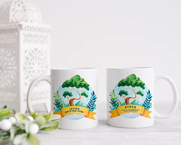 JW Thoughtful Gifts Mugs Personalised JW ministry mug, letter writing fuel mug, fully accomplish your ministry