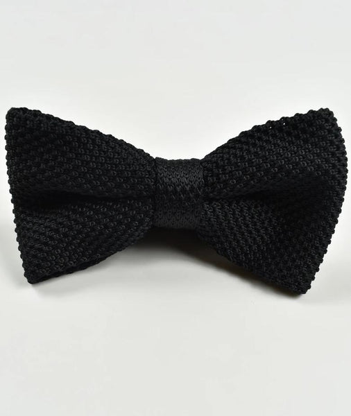 JWThoughtfulGifts Bowtie black Kids Handknitted superb quality Bowties