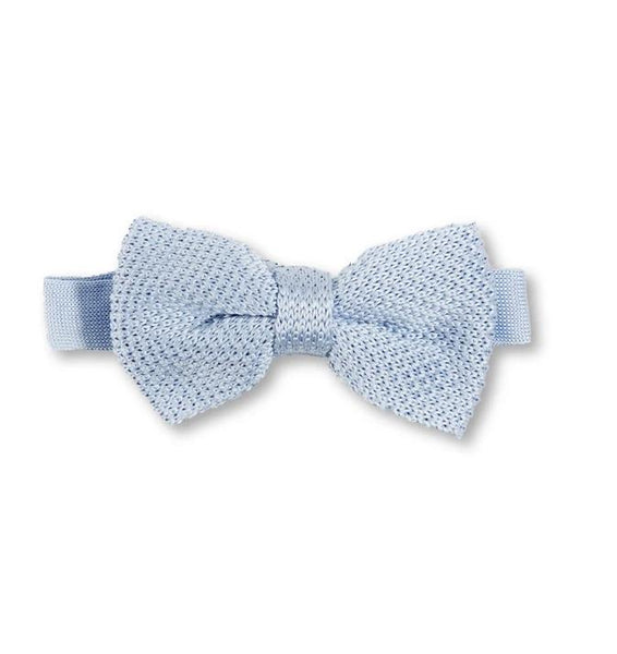 JWThoughtfulGifts Bowtie Bluebell Blue Kids Handknitted superb quality Bowties