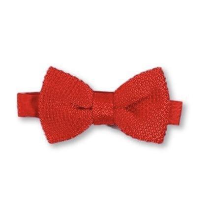 JWThoughtfulGifts Bowtie Pillar box red Kids Handknitted superb quality Bowties