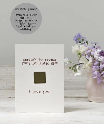JWThoughtfulGifts Cards Romantic funny scratch greeting card