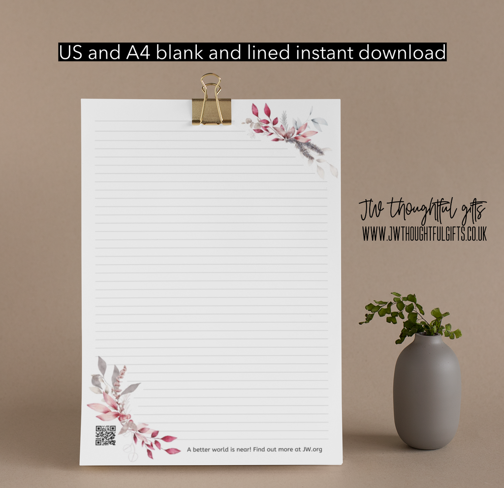 Watercolour leaf - A Better World is Near - JW Letter Writing Paper | – JWThoughtfulGifts watercolour-leaf-a-better-world-is-near-jw-letter-writing-paper-jwthoughtfulgifts